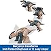 Mattel Jurassic World Fierce Changers 2-in-1 Dinosaur Action Figure, Double Danger Toy Transforms from Baryonyx to Parasoralophous in 11 Steps