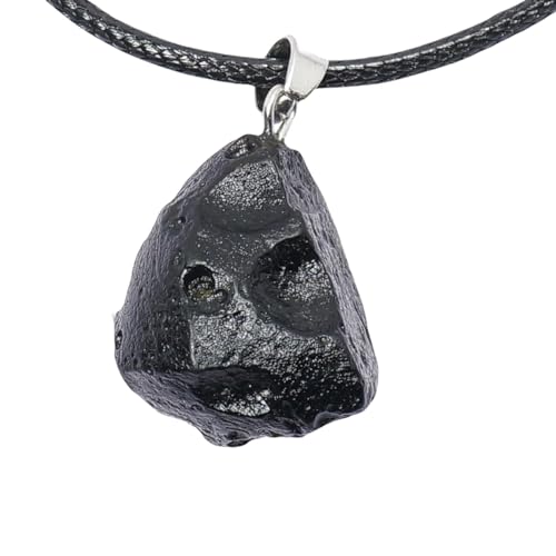 RICHRAIN Sirius Meteorite Crystal Real Raw Crystal Pendant Necklace Original ...