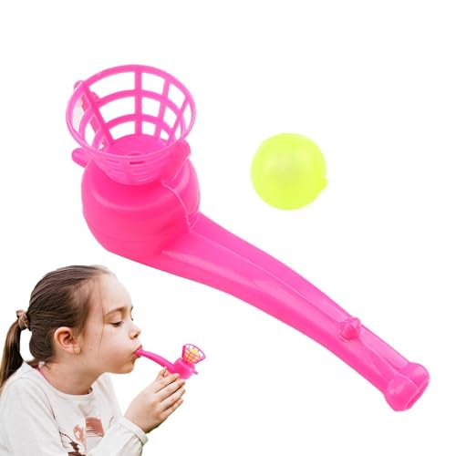 Genérico Juegos de soplado de Equilibrio de Pelota - 2 Piezas relevante de estrés soplando Bola Pipa Flotante Juguetes para niños | Juguete Educativo de Aprendizaje Flotante para Juegos al Aire Libre
