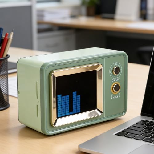 Haut-parleur bluetooth rétro enceinte portable paroles synchronisées maison - 2