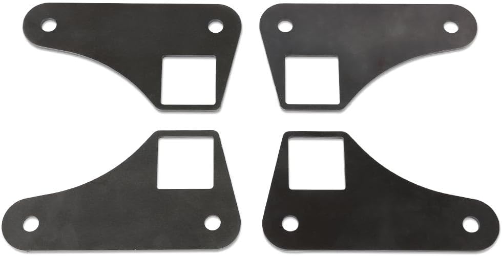 G-PLUS Square Tubing Air Ride Brackets Ladder Bar Mounting Parallel 4 Link Tabs 2"