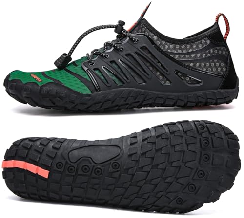 UBFEN Water Shoes Aqua Swim Shoes Mens Womens Beach Sports Quick Dry Barefoot for Boating Fishing Diving Surfing