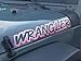 East Coast Vinyl Werkz - Pink - Wrangler - hood decal set for Jeep - 2pc set