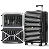 YBIETH Weinkoffer für 12 Standard-Weinflaschen, TSA-Zugelassene...