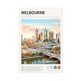 GQVCJSW Medellin Kolumbien Kunst Medellin Poster Leinwand 