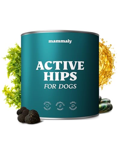 11-in-1 Grünlippmuschel Hund Gelenktabletten - Active Hips 110 Leckerli (325g) von mammaly - Gelenkâ€¦ – Miniatur
