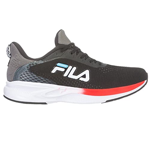 Tenis Fila Racer One, Masculino, Preto/Azul/Coral, 39