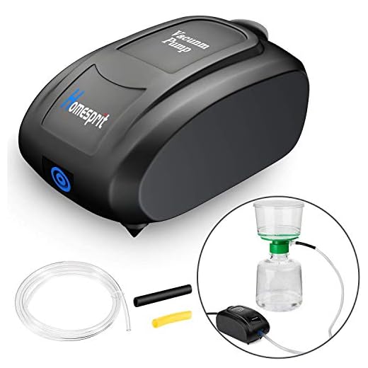 Homesprit lab Vacuum Filtration Pump for Laboratory Vacuum Filtration Distillation Apparatus to Filter The Liquid Quicker