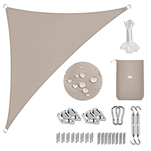 GAIJUAN Sonnensegel 1,7x3 M – 95% UV-Schutz, Mit Edelstahl-Befestigung, Für Garten & Terrasse!