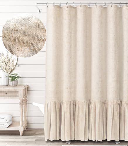 neutral shower curtains