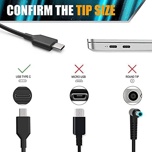 Adaptador de corriente para Google Pixel Slate GA00345-US miniatura 3