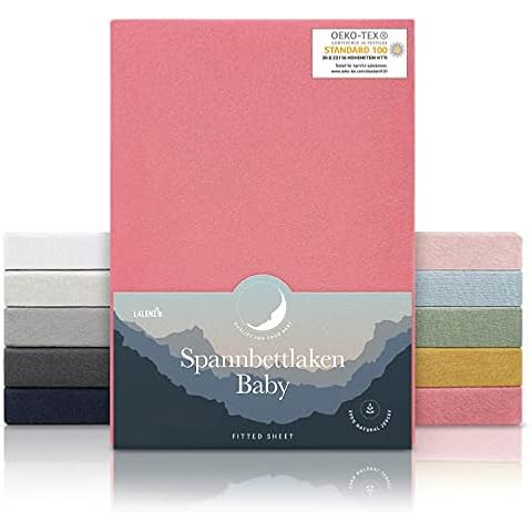 Laleni Basic Spannbettlaken für Babybett Kinderbett Cover