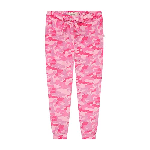 Image of BTween Girls 3 Pack Velour Jogger Pant Set Solid, Tie Dye or Camo Sweatpants for Girls