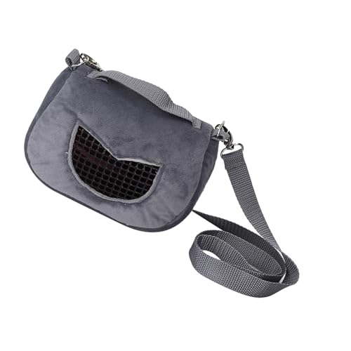 DAUERHAFT Eichhörnchen Tragetasche Kleines Tier Tragbare Ausgangstasche für kleine Haustiere, Ratten, Rennmäuse, Eichhörnchen, Reiserucksack Kleine Haustiere Tragetasche für Zuckergleiter (Mittel)