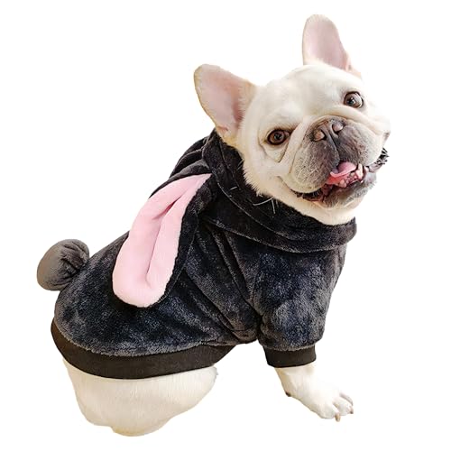 CHEERTAILS Dog Sweaters for Small Dogs Girl Boy, Small Dog Sweaters for Small Dogs, Cute Bunny Dog Costumes for Small Dogs, Fleece Puppy Sweaters Warm French Bulldog Dog Coats for Small Dogs