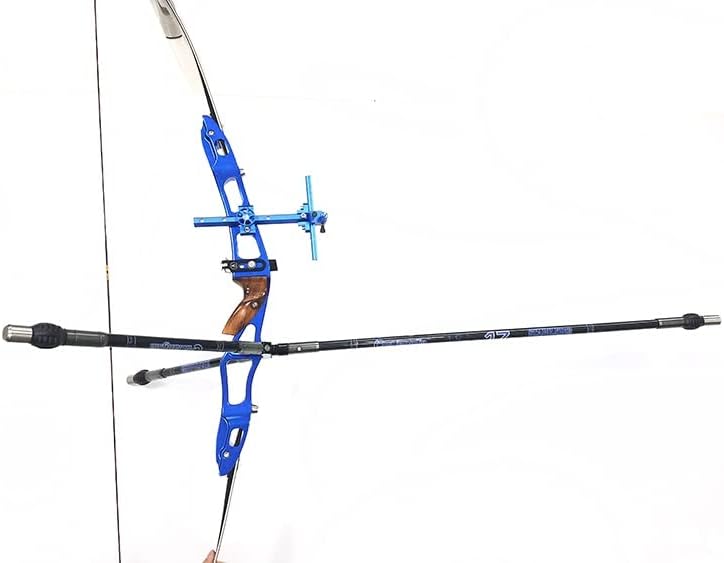 AMEYXGS Balance Bar Stabilizer Set 5/12/30 inch Carbon Fiber Bow Stabilizer and V bar Extension Pole Rod Bow Stabilizer Weight Silencer Damping for Recurve Bow and Compound Bow (Gray)