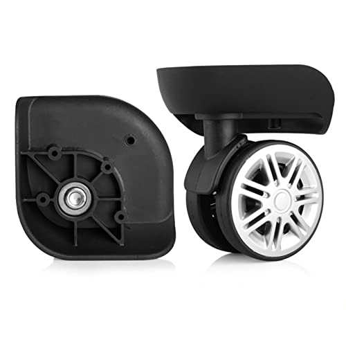 Luggage Wheels,Universal Luggage Casters,1 Pair Luggage Wheel Replacement Spare Spinner Caster for Suitcase Wheel Repair (W074)