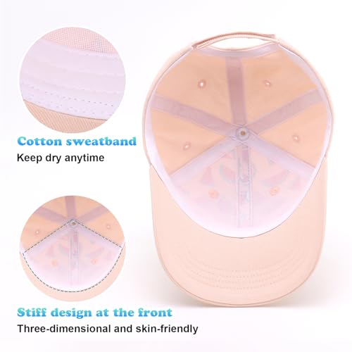 Toddler Baseball Hat - Soft & Lightweight Kids Hat - Cute Printed Baby Ball Cap for Boys & Girls3