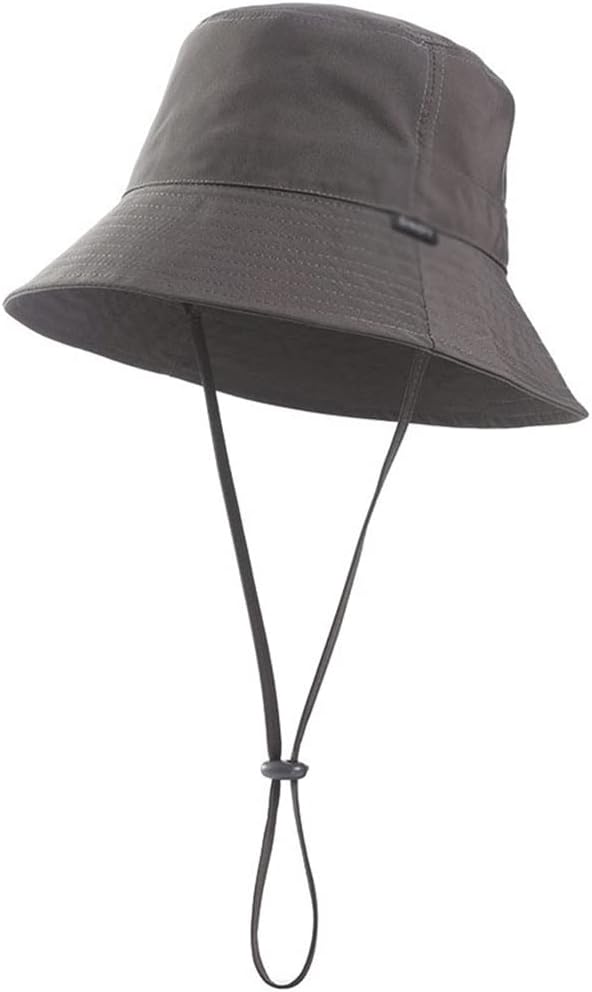 Japanese System Large Eaves Monochrome Fisherman's Hat Female Men's Sun Outdoor Protection Basin Cap