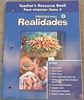 Realidades 2 Teacher's Resource Book Para empezar-Tema 4 0130360201 Book Cover