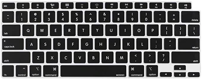 CRYSTALOPRO Keyboard Cover Compatible with MacBook Air 13 inch 2021 2020 Release A2337 M1 A2179 Retina Display with Touch ID Backlit Magic Keyboard,(Black) (B09Z9T8BK3) Amazon Price History, Amazon Price Tracker