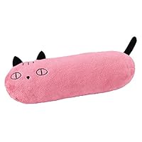 ピンクの猫出品 ぬいぐるみ 猫 プレゼント ピンクずきん 白猫 Lサイズ 大