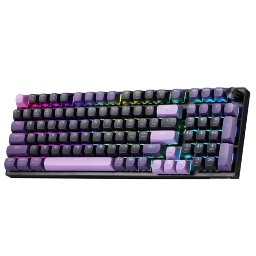 Image of Redragon K740 PRO Wireless RGB Gaming Keyboard, Aluminum Base & Knob, 95%