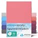 etérea Comfort Jersey sábana Bajera 140x200 cm - 160x200 cm - 100% algodón sábana Bajera Box Spring sábana Bajera hasta 25 cm colchón - Rosa