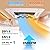 dosiwlatever Rv Roof Air Conditioner All-in-one Machine 12V,24V,48V,60V,72V,96V Heat & Cool (16-30?) Camper AC Unit Skylight Size 320x240mm 360°Airflow Fast 8-Min Cooling for The Whole Vehicle 72V