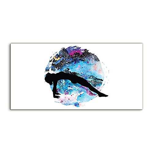 Photo Acryl Art Murale 120x60cm silhouette femme tableau acrylique salon