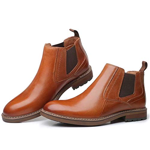 Image of Arkbird Chelsea Boots for Men Genuine Leather Oxford Casual and Formal Ankle Dress Boot