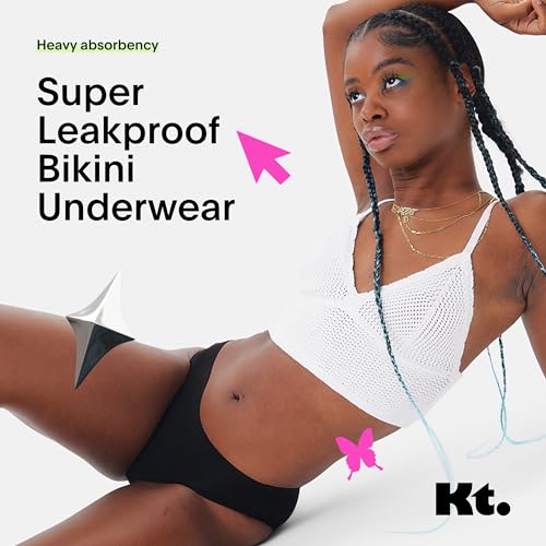 KNIX Kt Super Leakproof® No-Show Underwear Bikini - Period Underwear for Teens (1 Pack)2