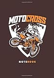  Motocross Notebook: Dirt Bike Journal, Motocross, supercross Notebook Note-Taking Planner Book For Off Road Riding Lovers. 7x10, 120 lined pages