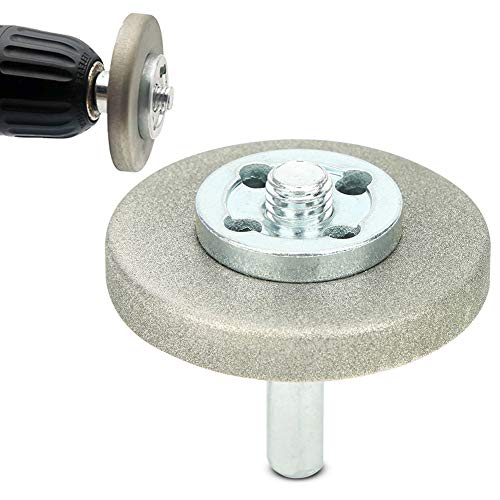 Akozon Akozon Grinding Stone - Rueda de Diamantes Premium para Cuchillos de Afilado | Rueda de Molienda de Precisión para Afilado de Cuchillos | Duradero y Duradero (malla 180)