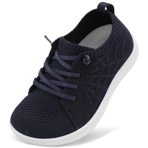 Image of JOINFREE Toddler Shoes Girls Boys Wide Barefoot Shoes Minimalist Walking Sneakers Zero Drop Slip on Tennis Shoe Breathable Naturally Flexible