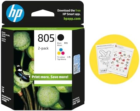 HP 805 Color/Black Ink Cartridge Combo 2-Pack