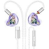 Picture of Vibes 202MC USB-C Wired Earbuds - USBC HiFi in Ear Headphones for iPhone 17/16/15 - Noise Isolating Ear Buds w/ Mic - Clear Sound, Deep Bass & Comfort-Fit Earphones - Silver Plated Cord, Carrying Case