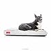 Brindle Soft Memory Foam Dog Bed with Removable Washable Cover - 34in x 22in - Stone