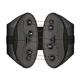 MYTREX マイトレックス RAKUNO LUMBAR 腰用ベルトコルセット 骨盤矯正 腰痛対策 腰サポーター 骨盤ベルト 骨盤補正 姿勢改善 腰 骨盤 ウエスト スタイルアップ 骨盤サポート 薄型 軽量 姿勢サポート 長時間の座り仕事/立ち仕事/日常使用に最適 通気性に優れている 男女兼用 旅行先/オフィス/家庭用 プレゼント ギフト ラクーノ ランバー MT-RLB-25B (ブラック)