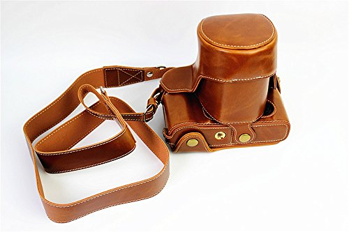 Zakao X-E2 Kameratasche, PU-Leder, mit Öffnung unten, schützende Leder-Kameratasche für Fujifilm Fuji X-E2 X-E2S XE2… – Bild 3