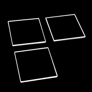 10 Pcs Optical Glasses,Optical Quartz Glasses,Fused Quartz Plates,Fused Silica Glass,Quartz Glass Sheet (Laboratory UV-Vis Grade, 20 x 20 x 1 mm)