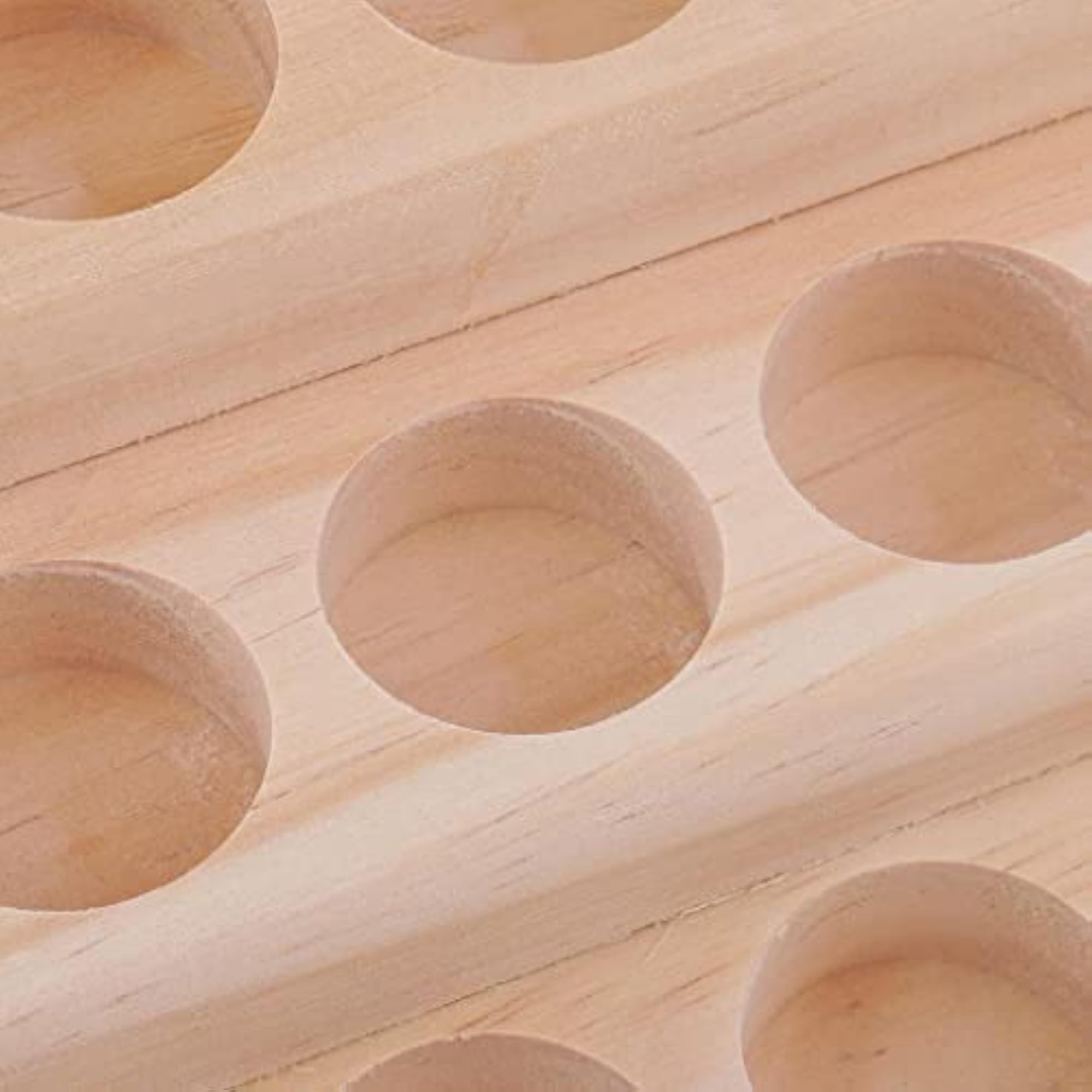 Wooden Essential Oil Display Stand Rack Organizer