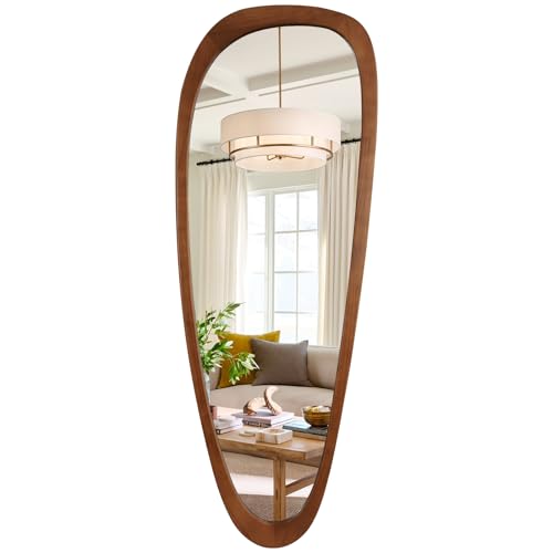 WallBeyond Asymmetrical Mirror, Irregular Mirror Full Length, Boho Wall Mirrors