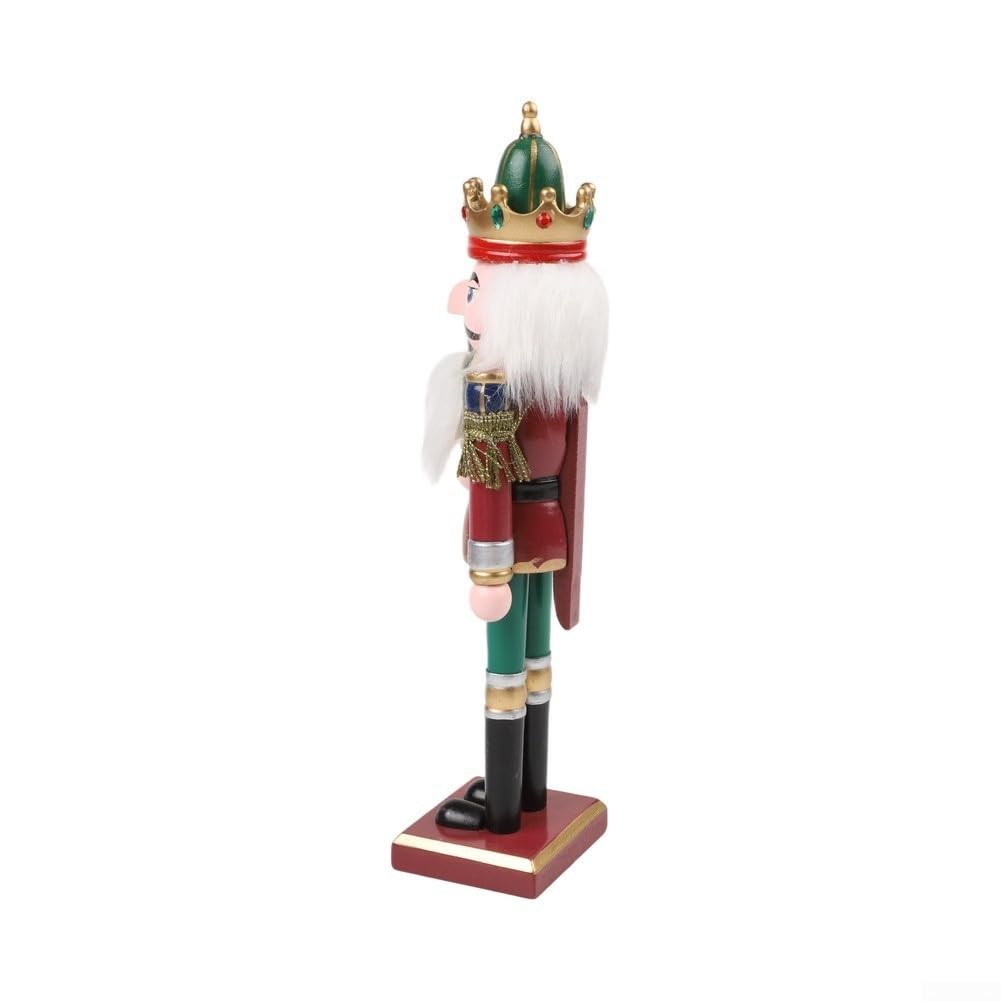 Nussknacker Figur aus für holz 12 Zoll Traditionell Weihnachtlich(A+B+C+D)