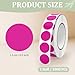 YIKIADA 1000 PCS Dot Stickers 1/2 Inch Round Small Coding Labels Self-Adhesive Roll Circle Decals for Office Classification Classroom Garage Sale Price Pink