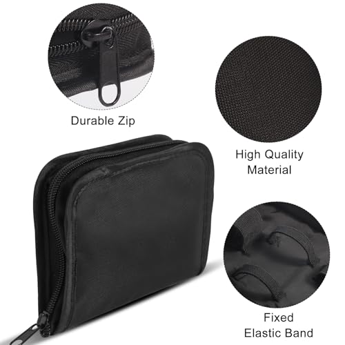 GENCAM Diabetes Supply Case, Diabetic Organizer Carrying Travel Case Kit, Portable Diabetes Testing Kit Case, Travel Blood Glucose Meter Glucometer Storage Bag, Glucose Monitor Case(only case) - Image 4