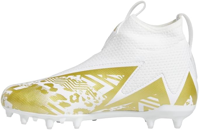 adidas Kids Boys Freak Spark 23 Mismatch Slip On Football Sneakers Shoes Cleated - Gold, White