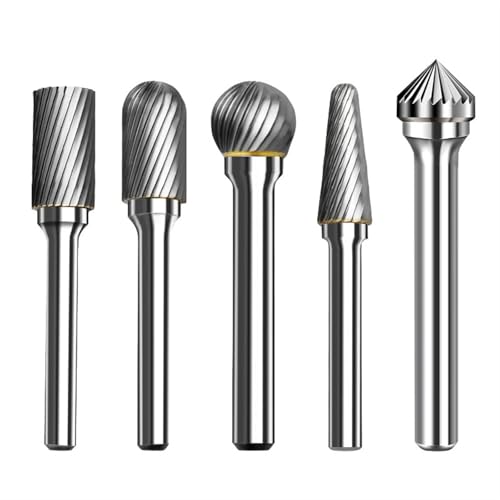 Fresa de carburo tipo D 12.7x11.57mm shank 6mm miniatura 1