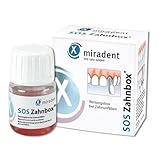 Miradent SOS Zahnbox® | Zahnrettungsbox für ausgeschlagene Zähne & Frontzahntrauma | Nährlösung erhält Zellen für eine Replantation & Einheilung des verlorenen Zahns | Aufbewahrung bis zu 48h