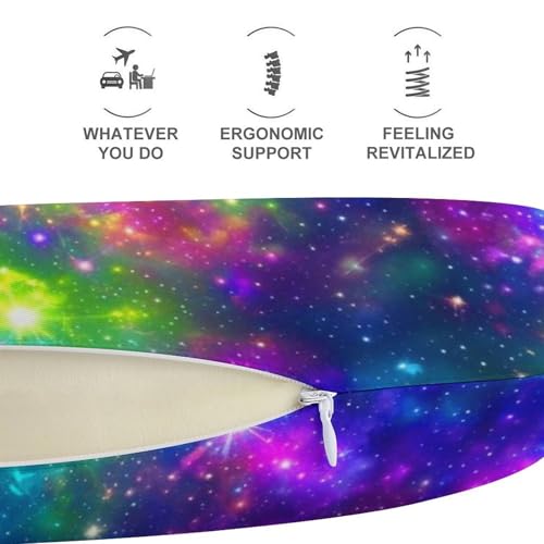 Almohada de espuma viscoelástica para viaje única miniatura 4